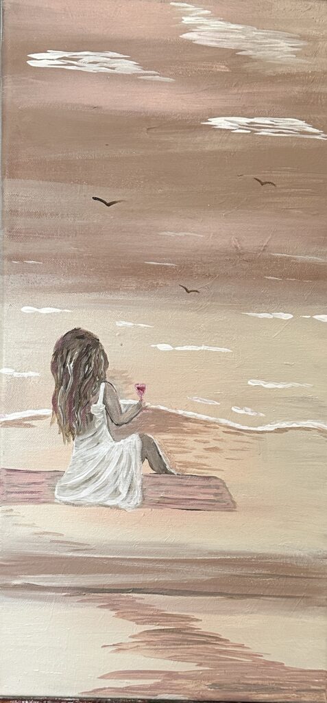 BACK TO HERSELF-SUNSET SERENITY & A SIP OF BLISS