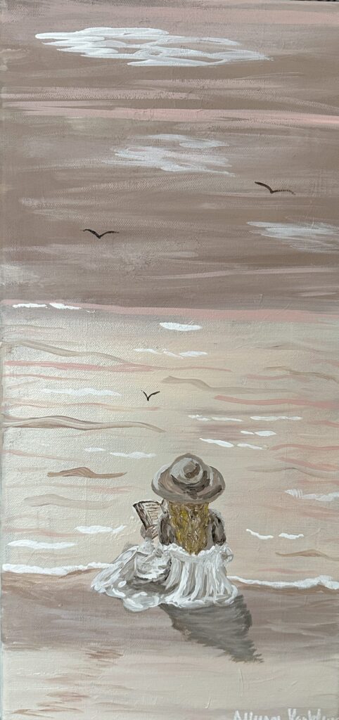 BACK TO HERSELF-SUNSET SERENITY & A BOOK OF ESCAPE